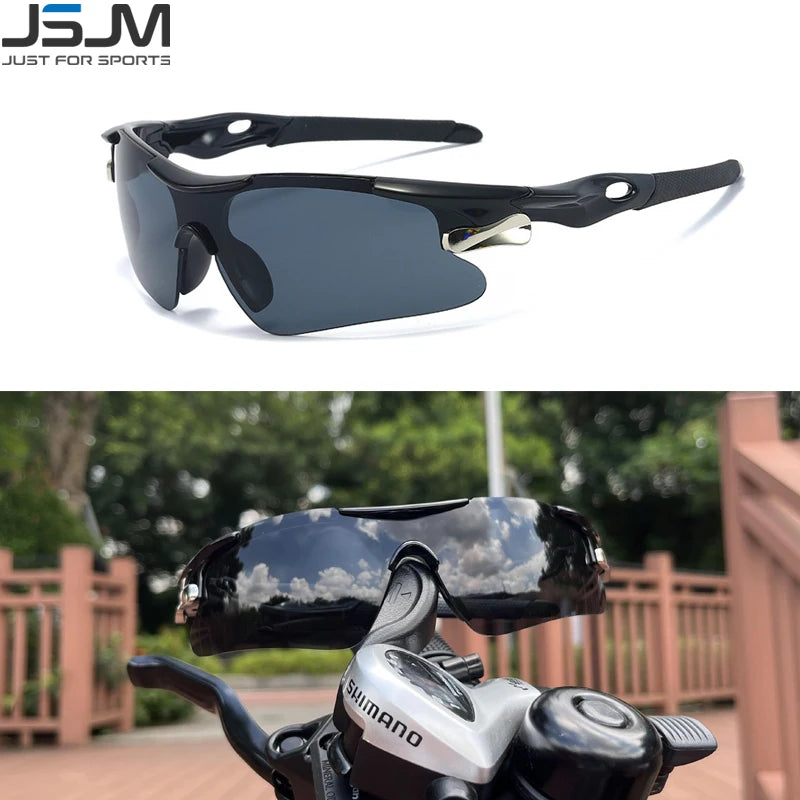 ÓCULOS. JSJM Outdoor Homens Ciclismo Óculos de Sol Estrada Bicicleta Mountain Riding Proteção Óculos Esportivos Óculos de Proteção Óculos de Sol MTB Bicicleta Óculos de Sol.